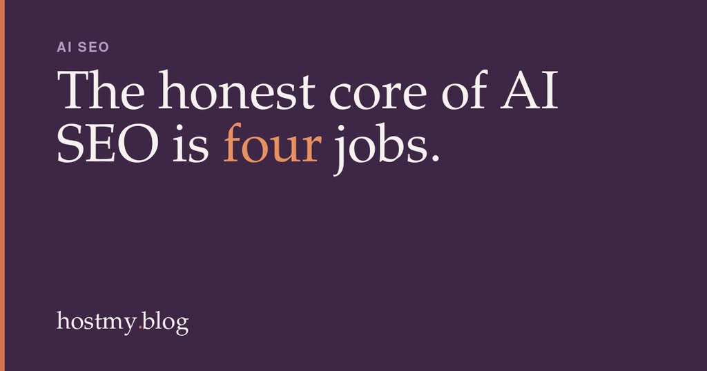 What AI SEO Actually Means, And Which Parts Are Sold To You Dishonestly