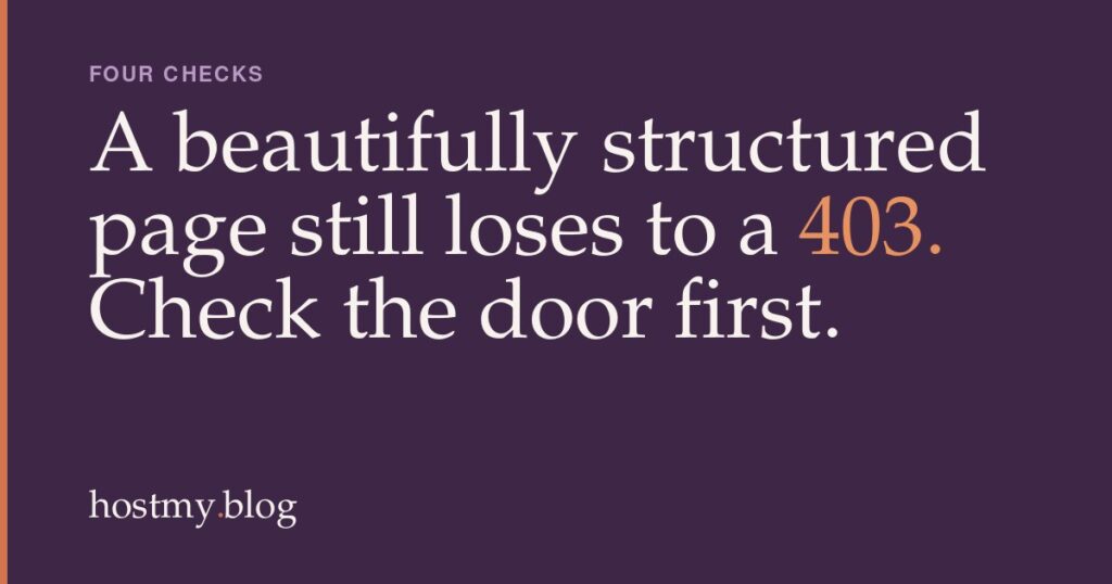The Four Things an Assistant Checks Before It Uses You as a Source